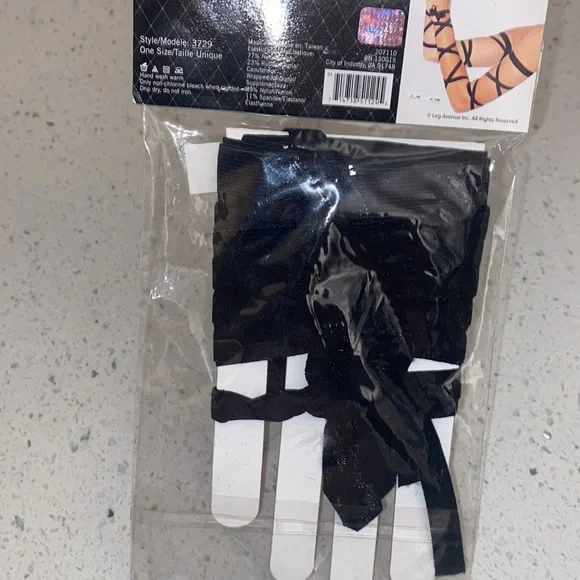 LEG AVENUE Elastic Ribbon Arm Wraps - Picture 5 of 5